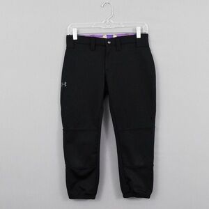 Under Armour Black Cropped softball baseball Pants